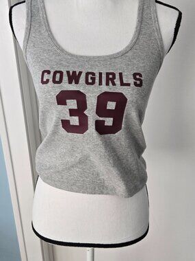 Aeropostal Cowgirl croped  tank gary M